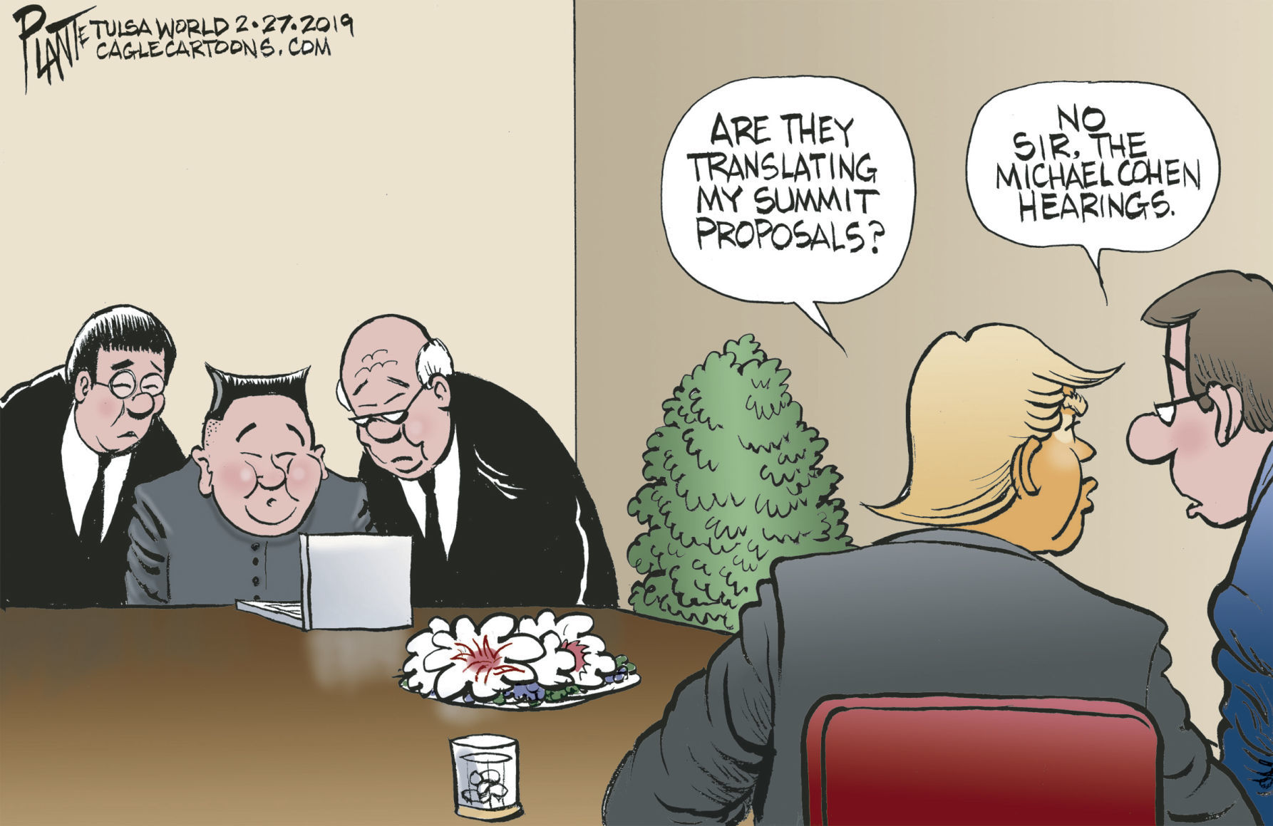 Bruce Plante Cartoon: Trump goes to Vietnam